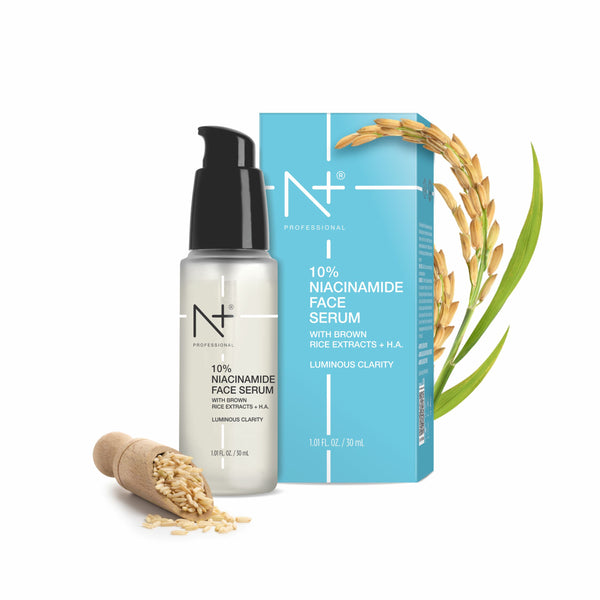 10% Niacinamide Face Serum, For Luminous Clarity with Brown rice extracts + H.A - 30ML