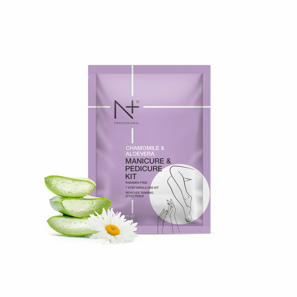 Manicure & Pedicure Kit, with Chamomile & Aloe Vera – 7-Step Paraben-Free Care for Beautiful Hands & Feet