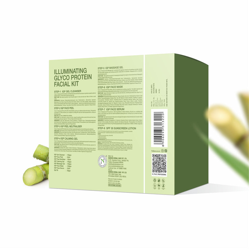 Illuminating Glyco Protein Facial Kit -610gm