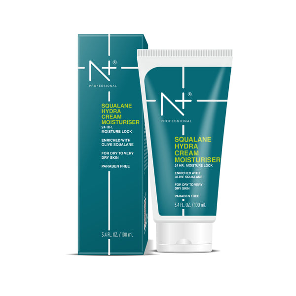 Squalane Hydra Cream Moisturiser, Enriched with Olive Squalane, For dry to very dry skin, 24 HR* Moisture Lock- 100ml