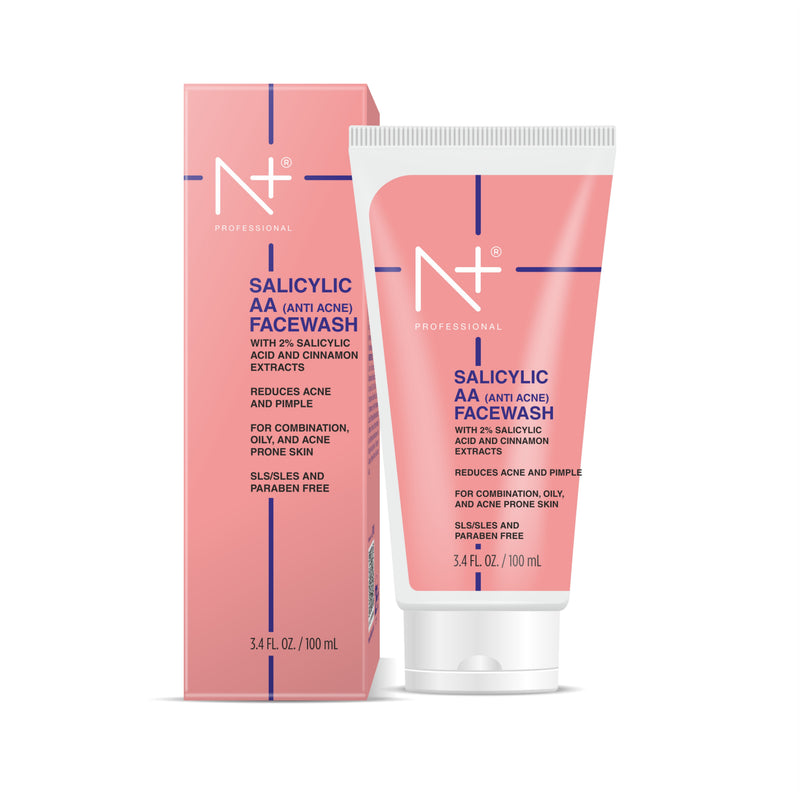 Salicylic AA (Anti Acne) Facewash, Reduce Acne & Pimple, SLS & Paraben Free- 100ml