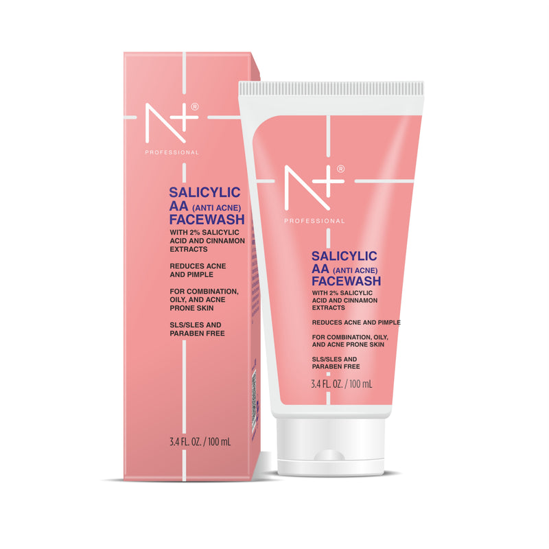Salicylic AA (Anti Acne) Facewash, Reduce Acne & Pimple, SLS & Paraben Free- 100ml