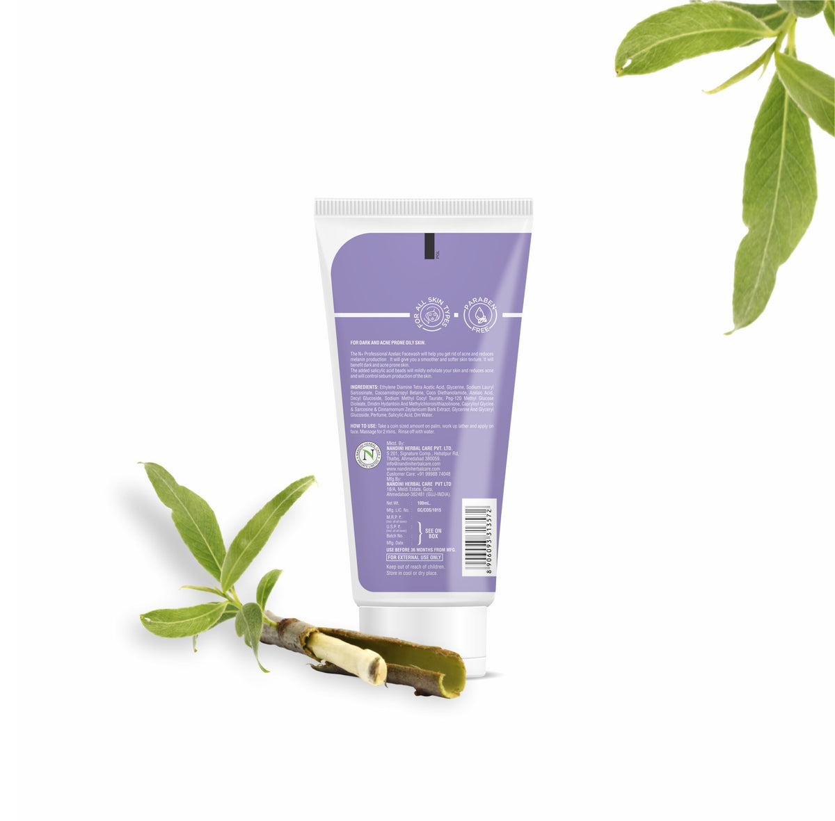 Azelaic Facewash| Reduce Acne & Dark Spots, Controls Sebum Production.