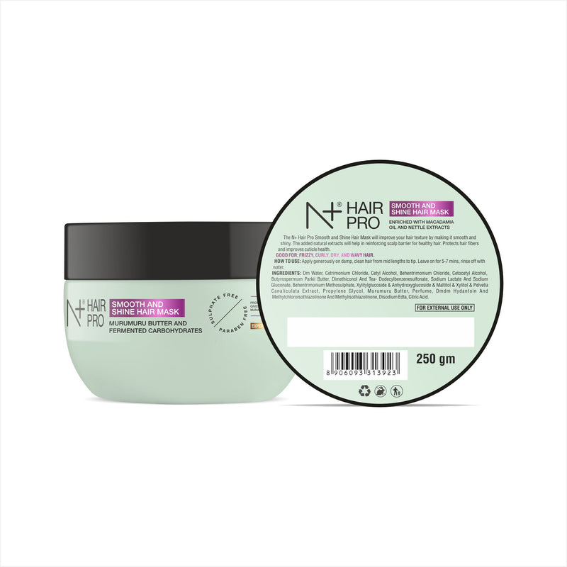 Hair Pro Smooth and Shine Hair Mask | Murumuru Butter & Fermented Carbohydrates