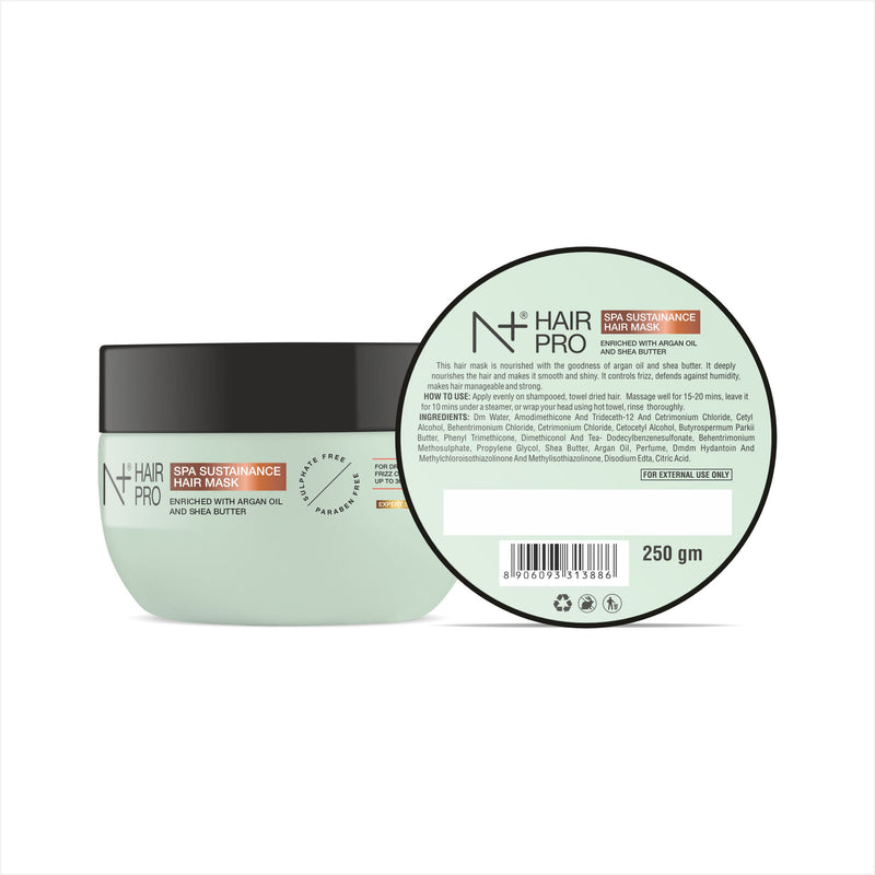 Hair Pro Spa Sustainance Hair Mask | With Argan Oil & Shea Butter