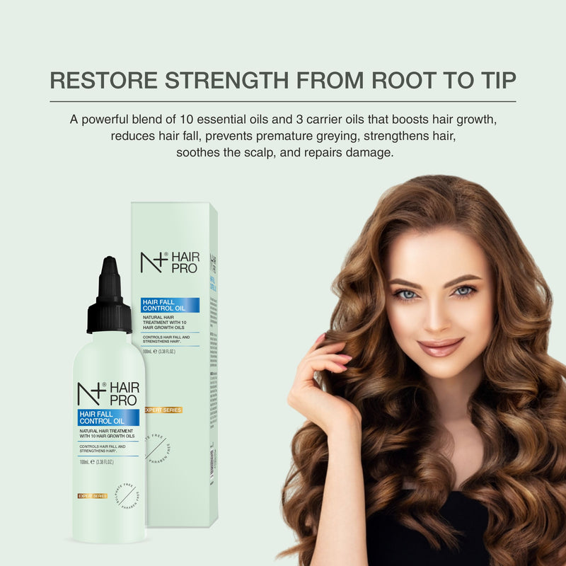 Hair Pro Hair Fall Control Oil | Treatment with 10 Hair Growth Oils