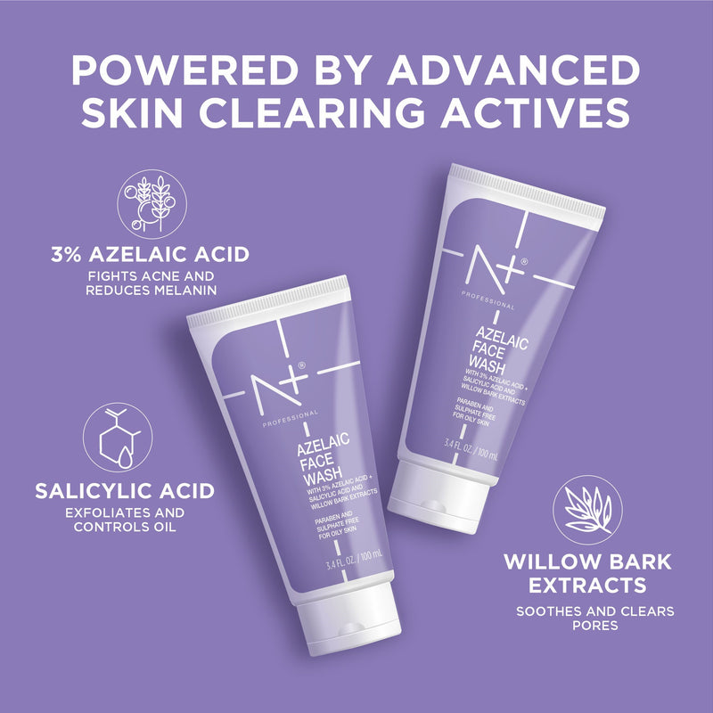 Azelaic Facewash| Reduce Acne & Dark Spots, Controls Sebum Production.