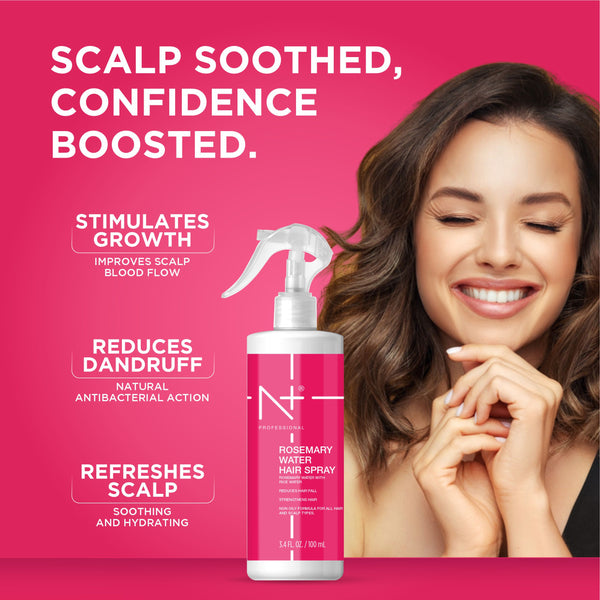 Rosemary Water Hair Spray |Mist Spray for Hairfall | Rosemary Hair Mist | Adds Shine & Helps Reduce Hairfall, Strengthens Hair | For All Hair Types | For Men & Women