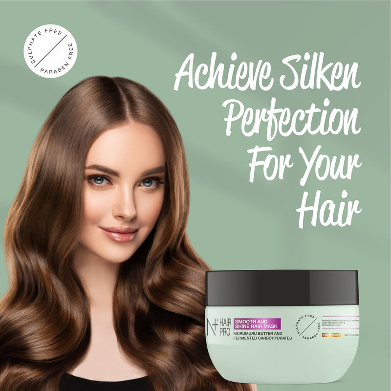 Hair Pro Smooth and Shine Hair Mask | Murumuru Butter & Fermented Carbohydrates
