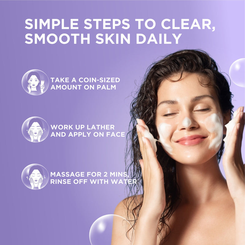 Azelaic Facewash| Reduce Acne & Dark Spots, Controls Sebum Production.