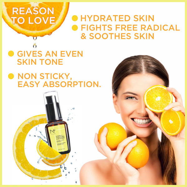 Vitamin C 20% + Hyaluronic Acid  Face Serum