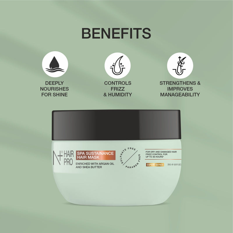 Hair Pro Spa Sustainance Hair Mask | With Argan Oil & Shea Butter