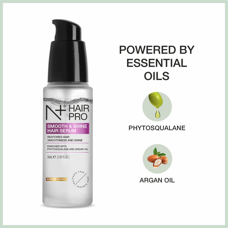 Hair Pro Smooth & Shine Hair Serum – Phytosqualane & Argan Oil