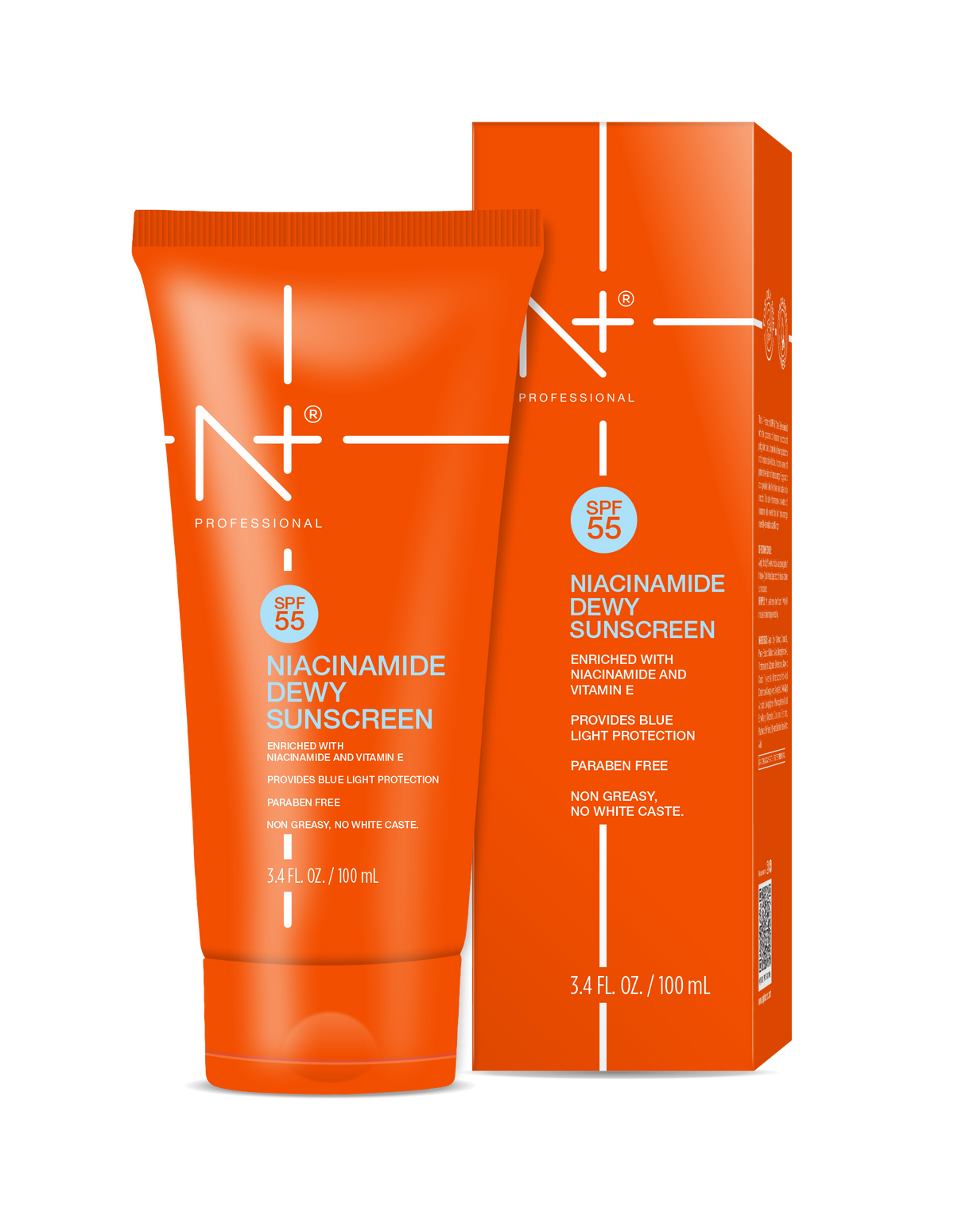 SPF 55 Niacinamide Dewy Sunscreen Cream | Non-Greasy (100 ML)