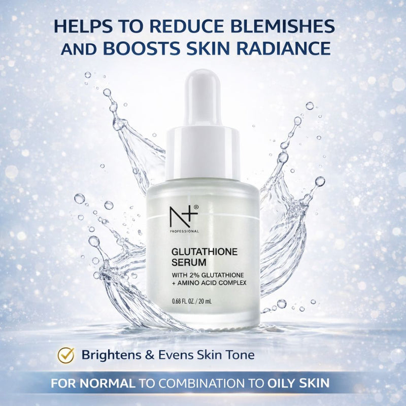 GLUTATHIONE 2% SERUM + ΑΜΙΝΟ ACID COMPLEX, Enriched with Grapefruit extracts, Helps to boosts skin radiance