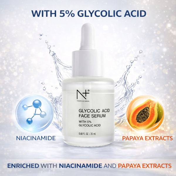 Glycolic Acid 5% Serum, Helps to reduce tanning and dark spots