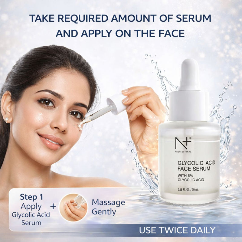 Glycolic Acid 5% Serum, Helps to reduce tanning and dark spots