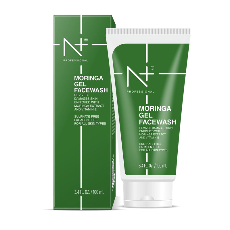 Moringa Gel Facewash, Revives Damaged Skin, With Moringa Extract & Vitamin E