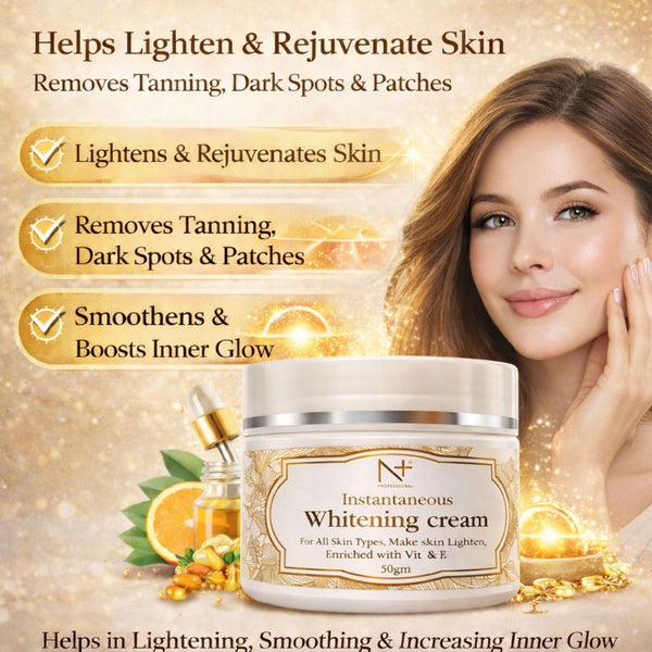 Instantaneous whitening cream