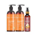 Hair Combo for Hair Smoothening(Smoothening  Shampoo+ Smoothening conditioner + Moroccan Argan Oil)