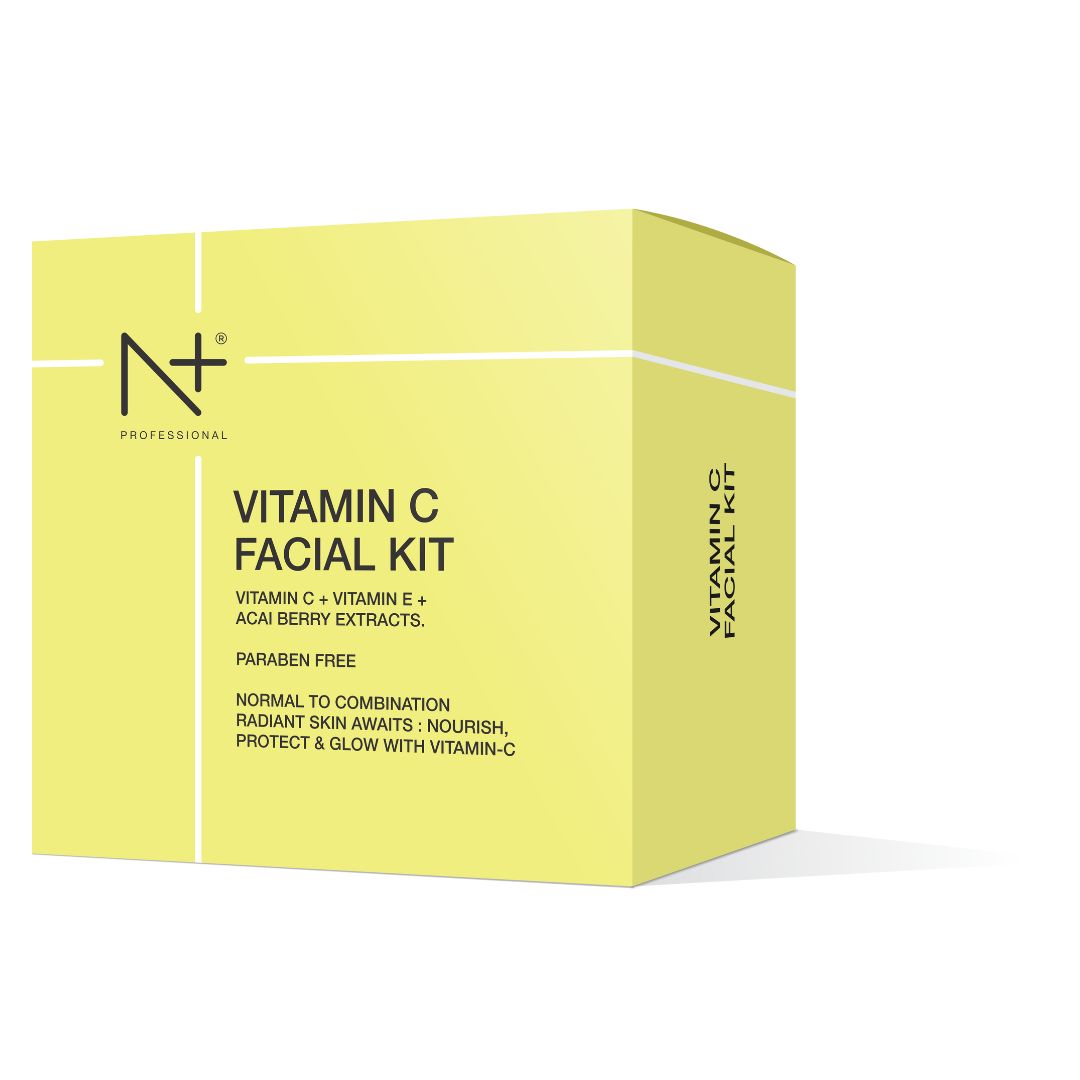 Vitamin C Facial Kit, With Vitamin C + E + Acai Berry Extracts, Radiant Skin Awaits