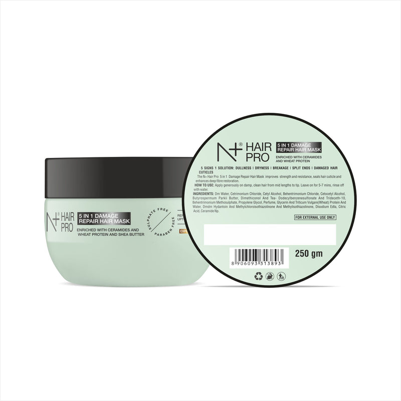 Hair Pro 5 in 1 Damage Repair Hair Mask | Wheat Protein & Shea Butter