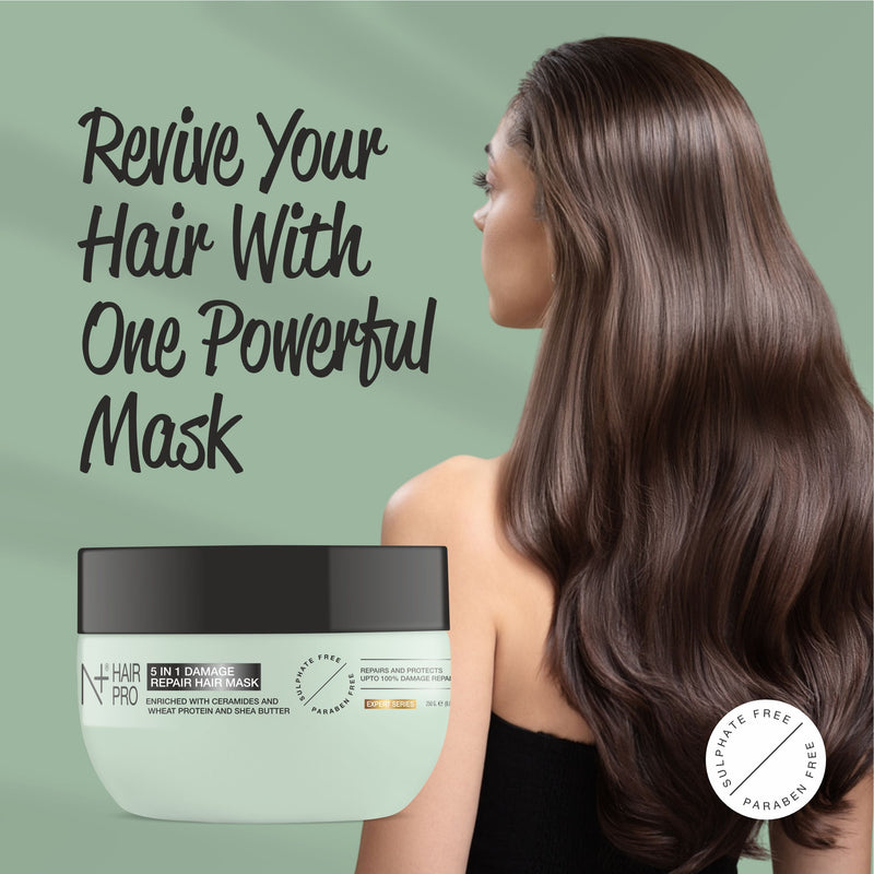 Hair Pro 5 in 1 Damage Repair Hair Mask | Wheat Protein & Shea Butter