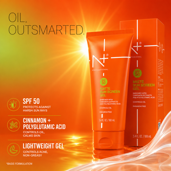 SPF 50 Matte Sunscreen Gel | Controls Oil (100 ml)