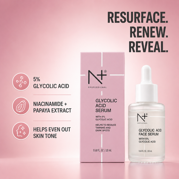 Glycolic Acid 5% Serum, Helps to reduce tanning and dark spots