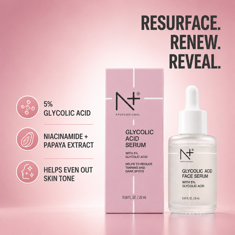 Glycolic Acid 5% Serum, Helps to reduce tanning and dark spots