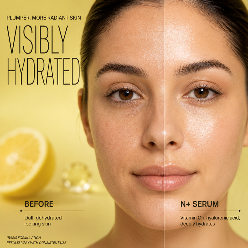 Vitamin C 20% + Hyaluronic Acid  Face Serum