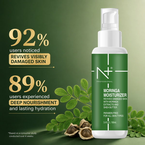 Moringa Moisturizer, Revives Damaged Skin, With Moringa Extracts & Shea Butter
