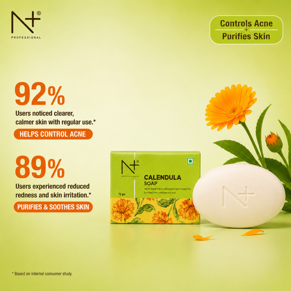 Calendula Soap, Purify and Hydrate your skin - Pack of 3