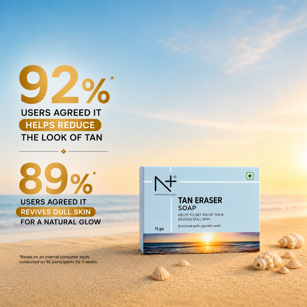 Tan Eraser Soap, Remove Tan & Revives Dull Skin, Pack of 3