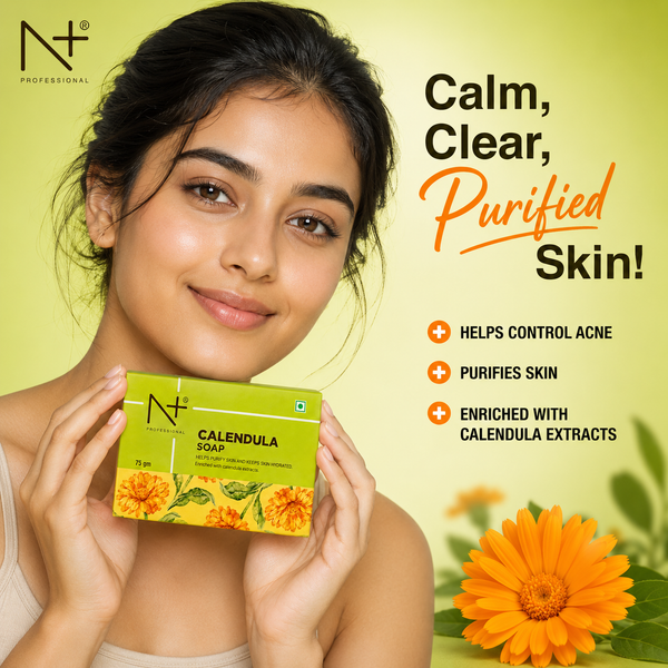 Calendula Soap, Purify and Hydrate your skin - Pack of 3