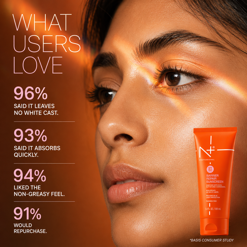 SPF 50 Barrier Repair Sunscreen Cream | Shea Butter & 5 Ceramides