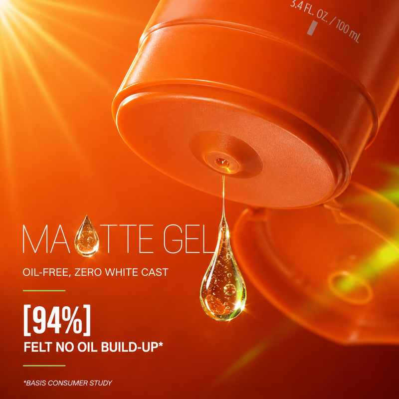 SPF 50 Matte Sunscreen Gel | Controls Oil (100 ml)