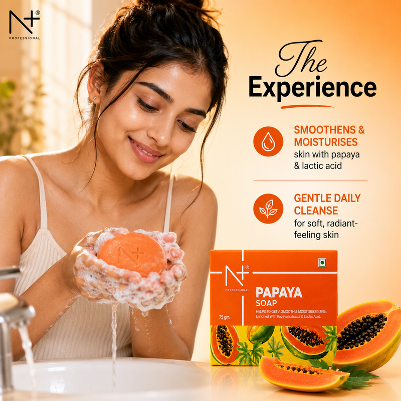 Papaya Soap, Make Skin Smooth & Moisturised, Pack of 3