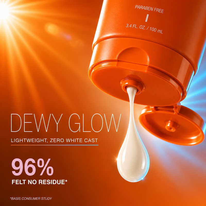 SPF 55 Niacinamide Dewy Sunscreen Cream | Non-Greasy (100 ML)