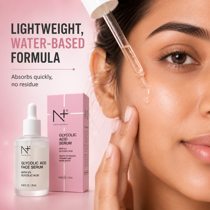 Glycolic Acid 5% Serum, Helps to reduce tanning and dark spots