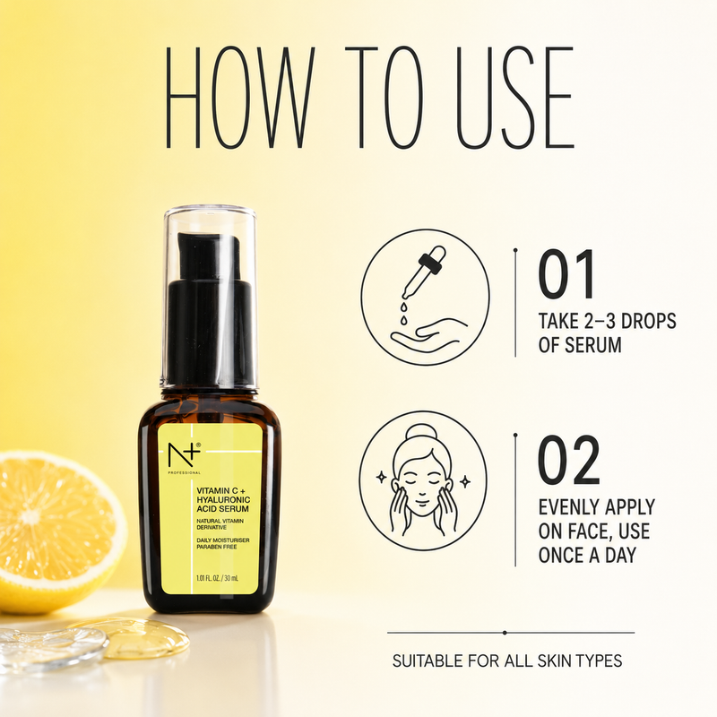 Vitamin C 20% + Hyaluronic Acid  Face Serum