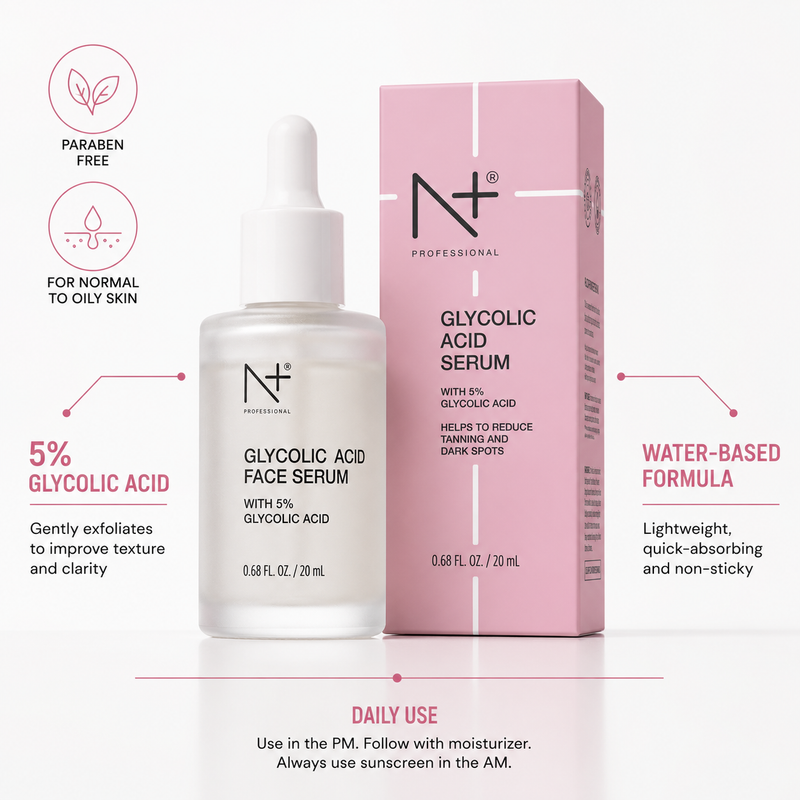 Glycolic Acid 5% Serum, Helps to reduce tanning and dark spots