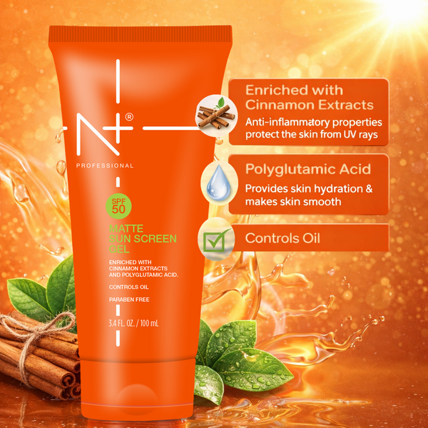 SPF 50 Matte Sunscreen Gel | Controls Oil (100 ml)