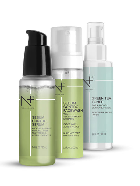 Acne & Pimple Combo ( Sebum control serum+ Sebum control facewash + Green Tea Toner)