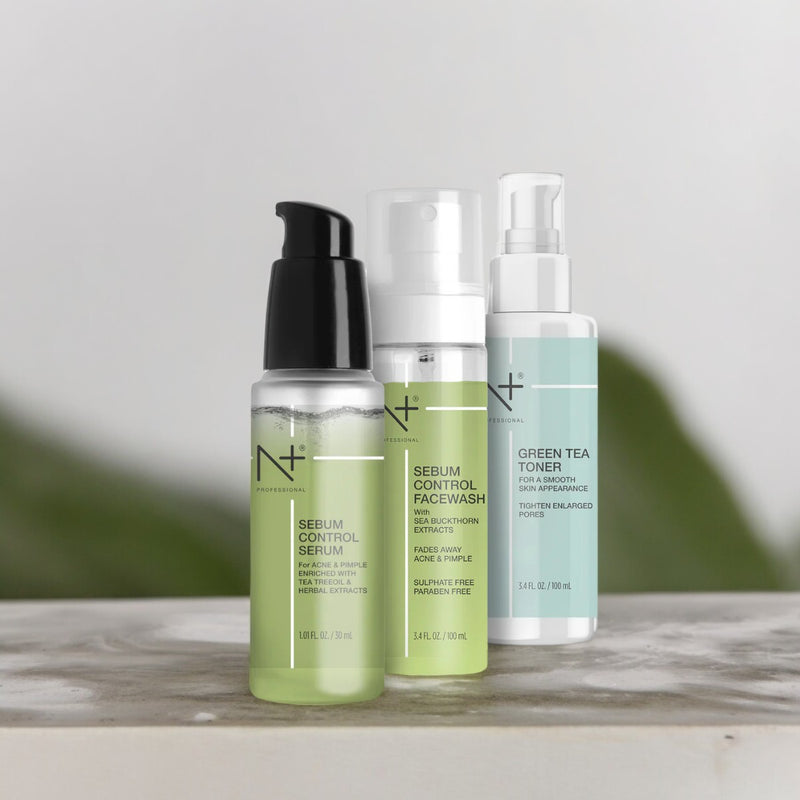 Acne & Pimple Combo ( Sebum control serum+ Sebum control facewash + Green Tea Toner)