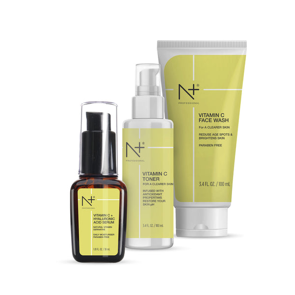 Skin whitening Combo ( Vitamin C Facewash+ Vitamin C Serum+ Vitamin C Toner)