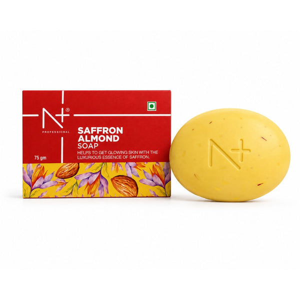 Saffron Almond Soap, For Glowing skin, Enriched With Luxurious Essenece Of Saffron, Pack of 3