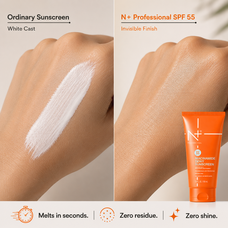 SPF 55 Niacinamide Dewy Sunscreen Cream | Non-Greasy (100 ML)