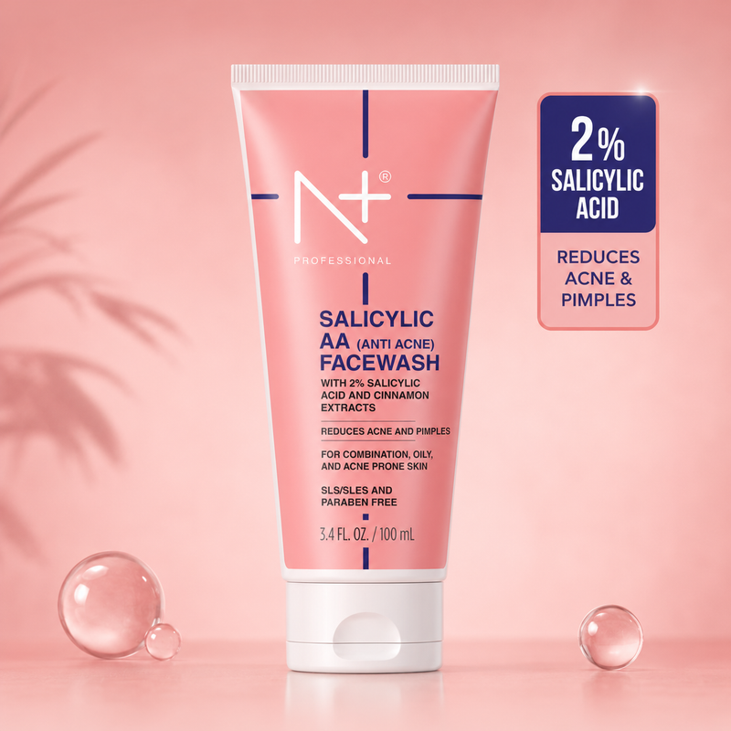 Salicylic AA (Anti Acne) Facewash, Reduce Acne & Pimple, SLS & Paraben Free- 100ml