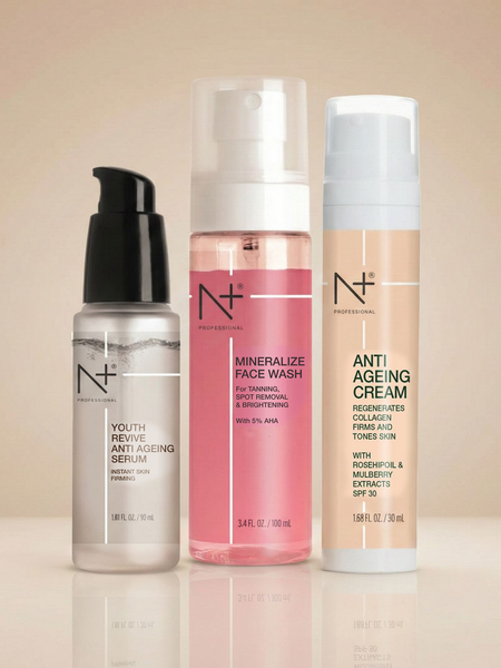 Anti Ageing Combo ( Youth revive anti ageing serum+ Mineralized facewash+ Anti ageing cream)
